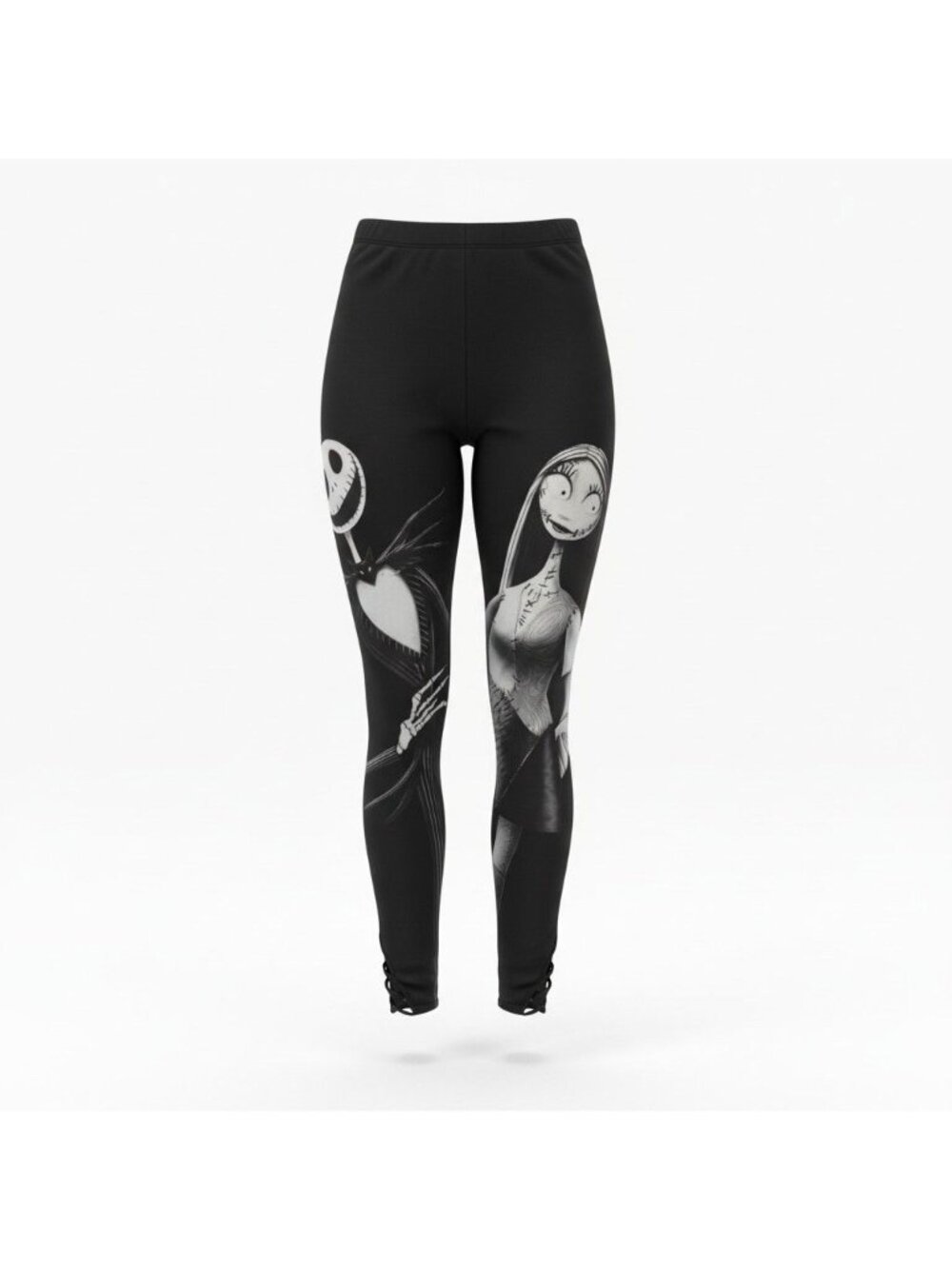 Disney The Nightmare Before Christmas Leggings – Jack & Sally – Size Large